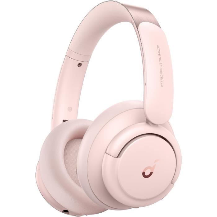 Casque Bluetooth 1Mii Y8 – Réduction De Bruit Active Hybride, Son LDAC (Beige) NEUF