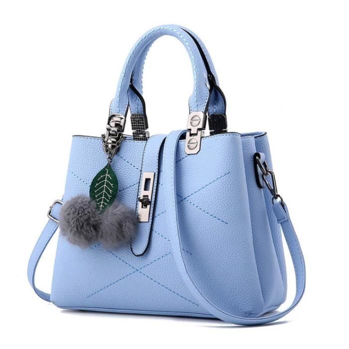 Sac Port/é /épaule Sac Bandouli/ère pour Femme Sac /à Main Femme Vintage Sac Messenger Plusieur Couleur Bleu