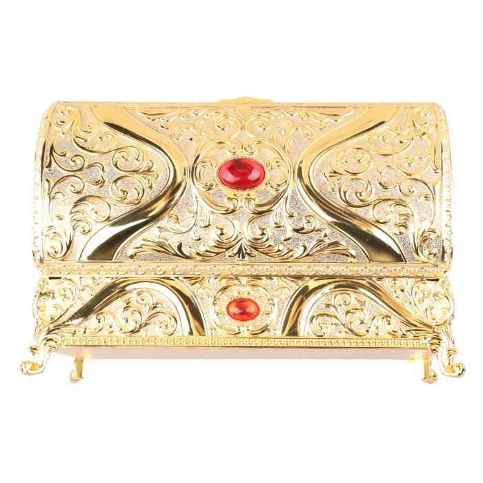 Boîte à Bijoux Vintage Décorée - En Bois ? - Occasion - Parfaite Pour Rangement Ou Décoration