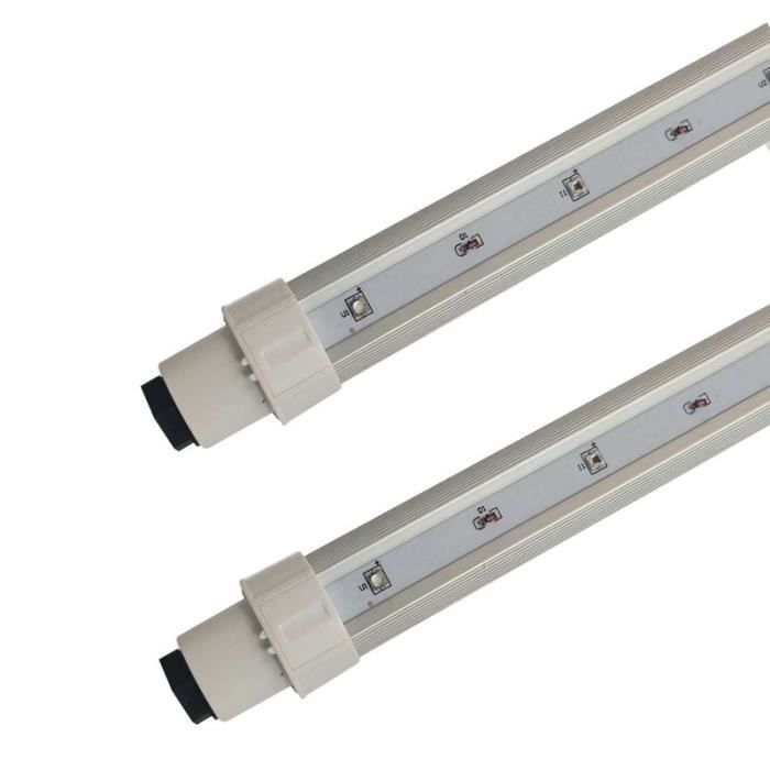 Barres LED horticole supplément IRx2 - 2x18W - 96cm - Superplant