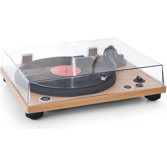 Thomson Tt450bt Tourne Disques Bluetooth Bois Clair Platine Vinyle Avis Et Prix Pas Cher Cdiscount