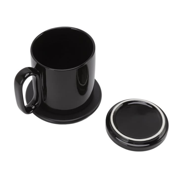 QWORK Chauffe-Tasse Électrique 2 Modes 40-60°C Avec Jante Alliage Aluminium - Pour Café, Thé, Lait