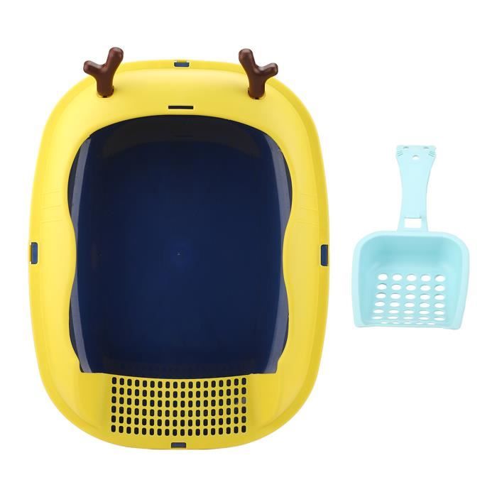 Meilleurs prix pour VGEBY Litière pour chat semi-fermée avec grande capacité et pelle - Adaptée aux chats, chatons et petits animaux