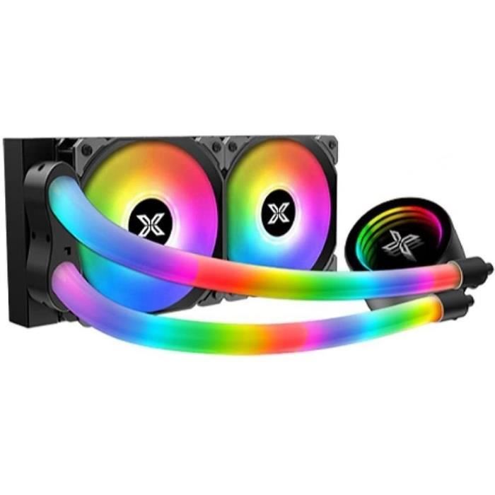 Watercooling AIO – XIGMATEK Neon Aqua 240 (Noir) – 2x120mm