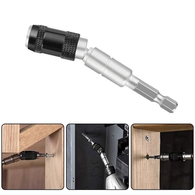 Lot De 5 Rallonges Magnétiques Pour Visseuse - 50 à 150mm - Porte-Embout 1/4"
