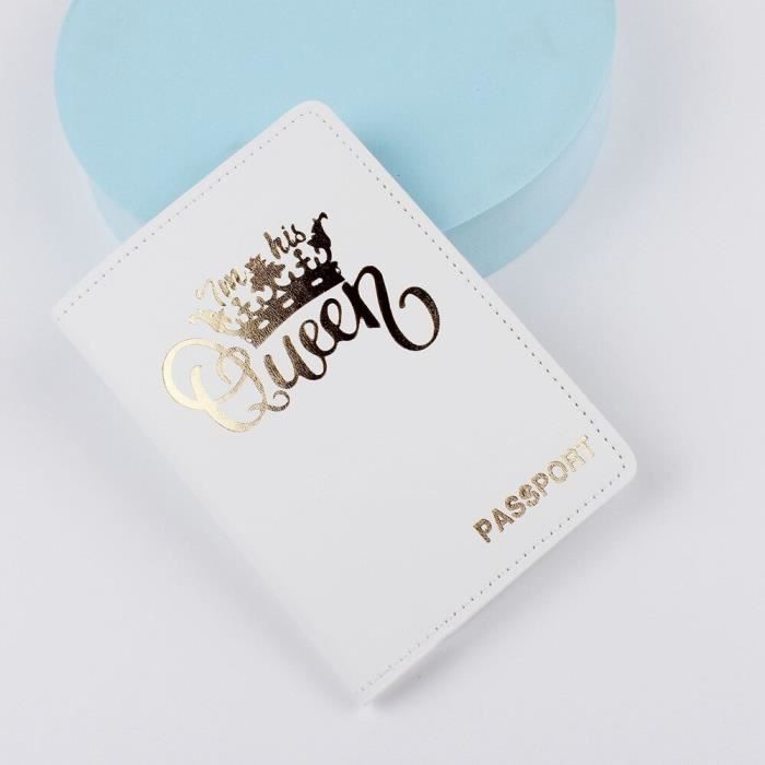 Étui à Passeport Portable En Cuir PU Avec Fente Pour Cartes De Crédit, Accessoire De Voyage International, 1 Pièce