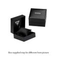 GUESS Regent Homme 42mm Bracelet Cuir Noir Quartz Cadran Blanc Montre W1041G4-1