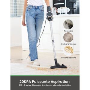 Balai Sans Fil ROIDMI - Aspiration Puissante 80W - Autonomie 40min - Léger Et Pratique