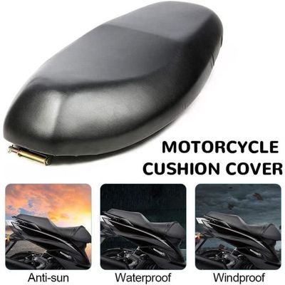 Gel Pour Selle Moto Aimeke Housse De Selle Moto, Couvre Selle Siège En Cuir Avec Bande Élastique, Housses De Siège Pour Motos, Housse De Selle Imperméable Pour Tous Les Types De Motos