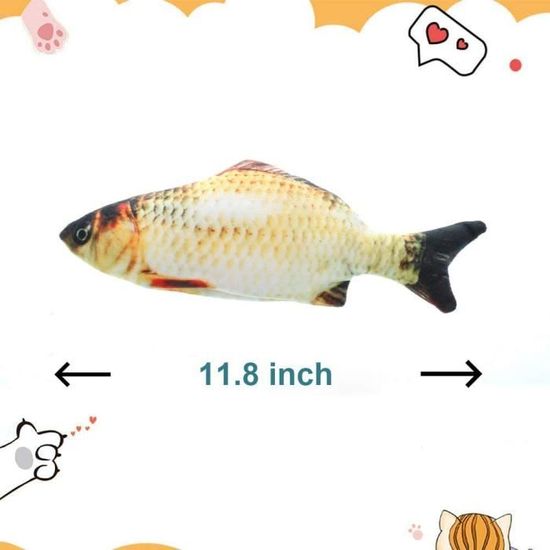 Jouet Chat Poisson Electrique Usb En Peluche Poisson Kicker Chat Jouet Avec Cataire Pour Chats Et Chatons Jouets Interactifs Oreille Cdiscount Animalerie Jouet Chat Poisson Electrique Usb En Peluche Poisson Kicker Chat Jouet Avec Cataire Pour Chats Et Chatons Jouets Interactifs Oreille Cdiscount Animalerie