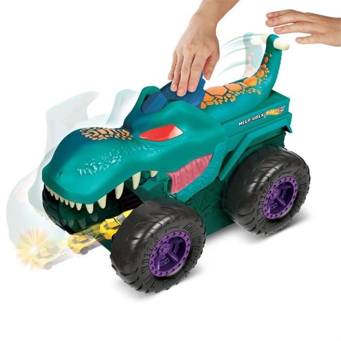 Monster Truck HOT WHEELS Voiture Chompin Mega Wrex Extreme Cdiscount Jeux Jouets