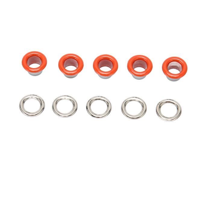 Lot De 100 œillets Métalliques Vert Fluo – 6 Mm Avec Rondelles – Pour Loisirs Créatifs Et Couture