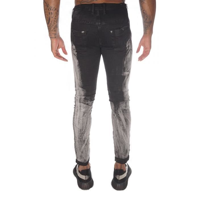 Jean homme destroy top