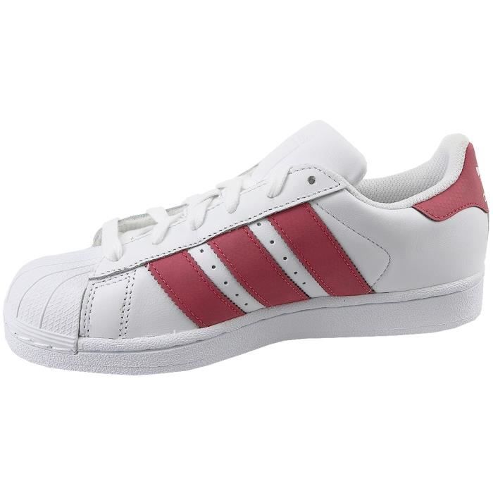 Adidas superstar metal toe Rouge enfant 2025
