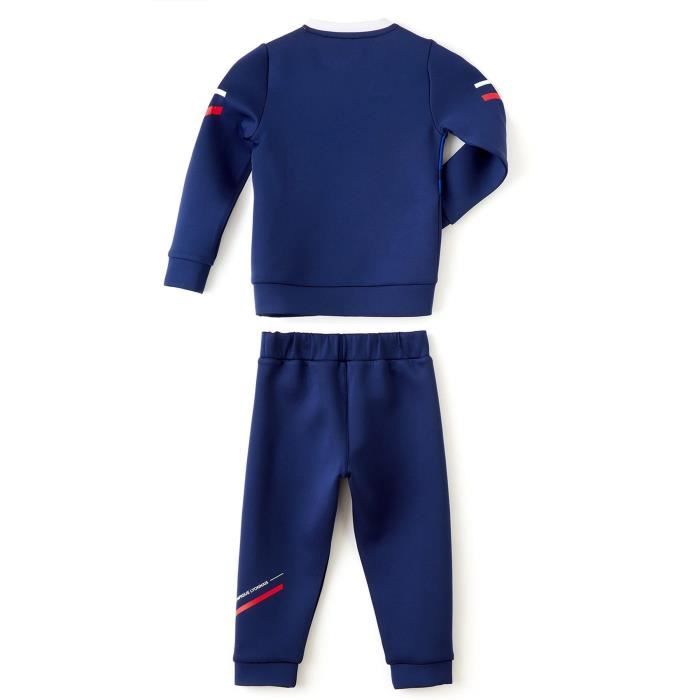 Ensemble surv tement OL Olympique Lyonnais Bleu Homme Manches longues