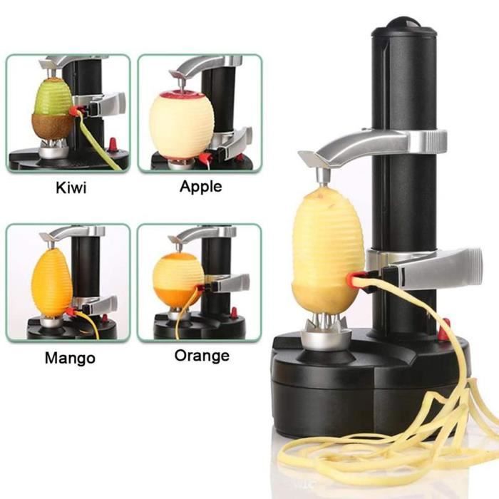 Machine à éplucher les fruits et légumes multifonction éplucheur électrique  raboteuse à raboter avec 3 lames - Cdiscount Electroménager
