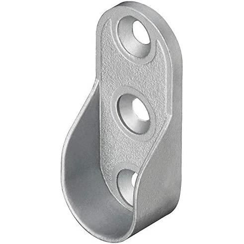 Tringle De Placard Ovale Gedotec 600mm - Avec 2 Roulements Pour Montage Plafond | Acier Chromé
