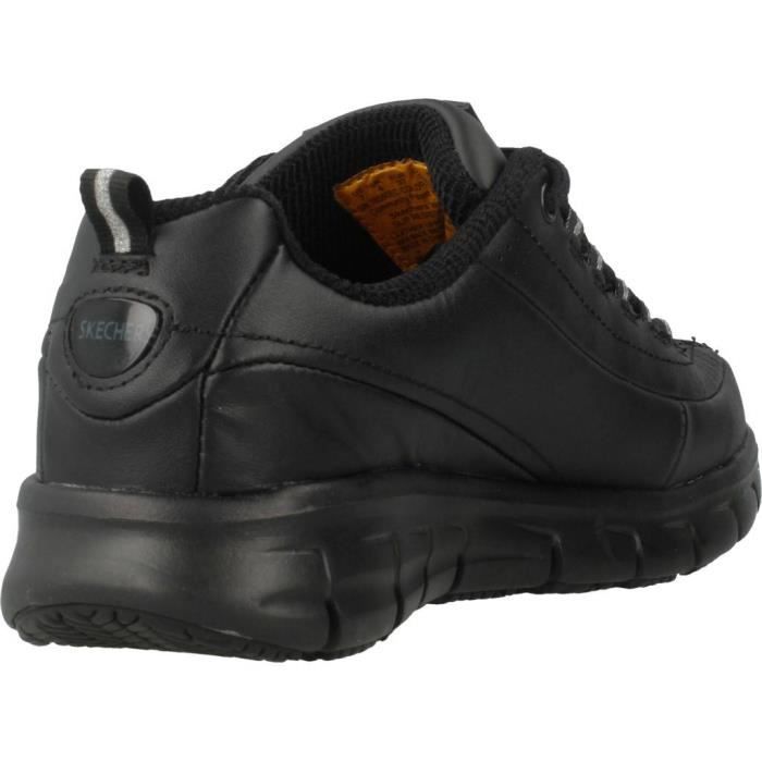 Basket Skechers Femme 75478 Noir Lacets Semelle int