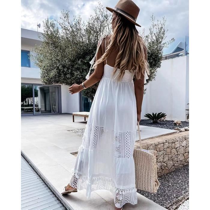 Robe sales dentelle plage