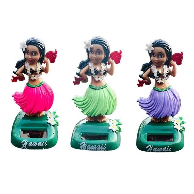 Hawaiian Hula Dashboard Doll, Figurine Poupée de Tableau de Bord Hawaïenne, Ornement De Voiture Hawaïenne Hula Doll, Décoration de Danseuse Hawaïenne, Décoration De Tableau De Bord De Voiture