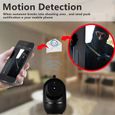 Babyphone Vidéo Sans Fil avec détecteur de mouvement automatique à vision de nuit - PIMPIMSKY - Noir-3