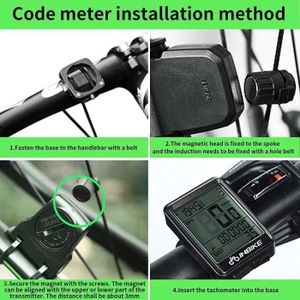 Compteur De Vitesse Portable Pour Vélo D'appartement - Neuf, écran LCD