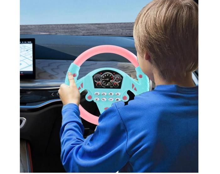 Jeu Rôle Conduite 3-6 Ans LYEAA Steerjoy Simulateur De Conduite Pour Enfants - Jouet Volant Éducatif Avec Sons Et Effets Lumineux - Jeu Interactif 3-6 Ans