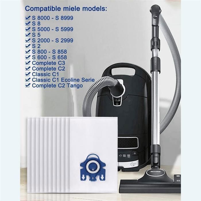 10 Sacchetti Per Aspirapolvere Miele Con Filtri E Deodoranti – Per C1, C2, C3, S2, S5, S8 E Altri - 6