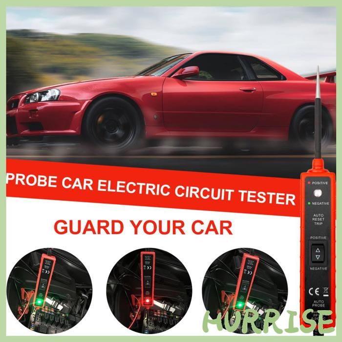 ZKTOOL Testeur Circuit Auto DC 6-24V Sonde LED – Détecteur Tension, Polarité, Court-Circuit & Continuité
