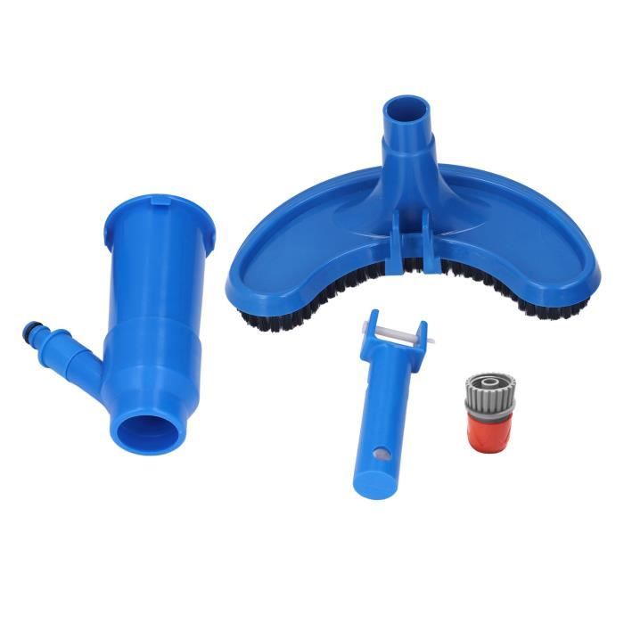 Aspirateur Piscine WERKA PRO Avec Roulette, Brosse & Filet – Nettoyage Facile Par Effet Venturi, Branchement Tuyau Arrosage
