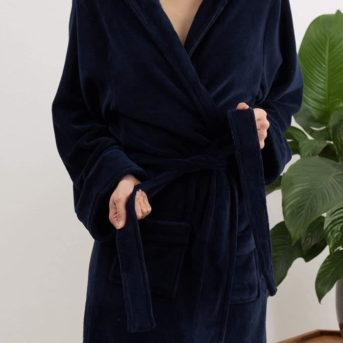 Robe de chambre microfibre on sale