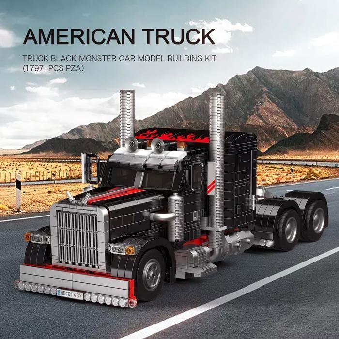 Technology Freightliner 1671 teile MOC-122909 für Personen ab