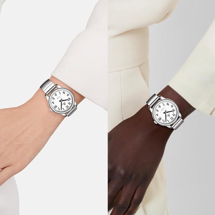 Montre Femme Bracelet Acier - Quartz Analogique étanche 3ATM