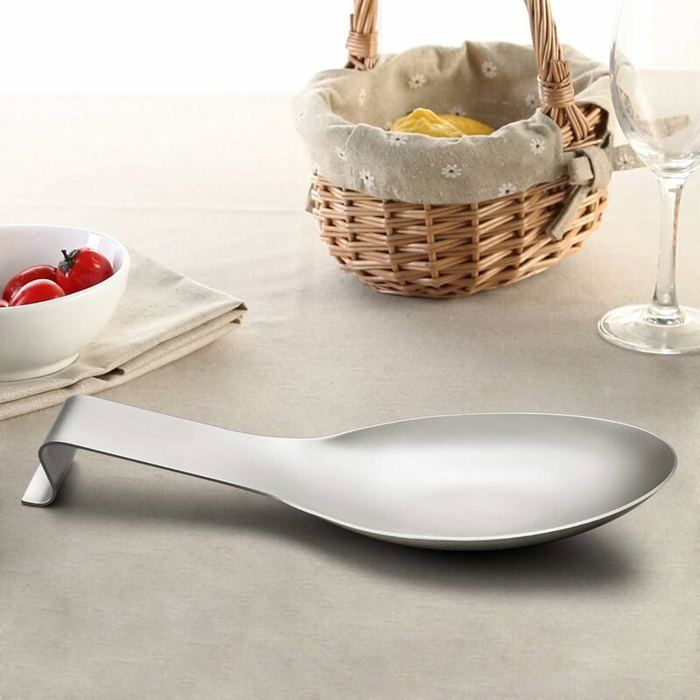 Porte-cuillère En Céramique Blanc - Support Vertical Pour Louche & Spatule - Organisateur De Cuisine Lavable Au Lave-vaisselle - 5