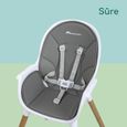 BEBECONFORT AVISTA Chaise haute évolutive, Dès 6 mois jusqu' à 6 ans (30 kg), se transforme en petite chaise enfant, Warm Grey-8