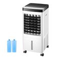 ®RisingFF Rafraichisseur mobile 65W silencieux avec télécommande et réservoir d'eau de 10L 3 vitesses réglables ventilateur