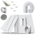 Kit d’aération porte coulissante clim mobile max 240cm + tuyau AC Ø13cm