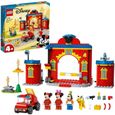 LEGO® 4+ 10776 Disney® La caserne et le camion de pompiers de Mickey et ses amis-0
