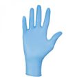 Lot de 2 boites de 100 gants en nitrile jetables - non poudrés - Taille M - Bleu - Vivezen-0