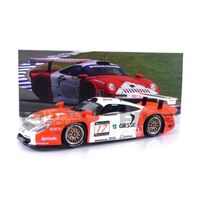 Voiture Miniature de Collection - WERK 83 1/18 - PORSCHE 911 GT1 - FIA GT Championship 1997 - White / Orange - W18012004