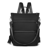 25x13x38cm-Black - Backpack Women USB Schoolbag Oxford Canva Luggage Bag For Boy Waterproof Laptop College Ba
