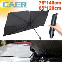 Pare-soleil Pliable de Voiture, Anti-UV Accessoires de Protection Solaire Parasol Parapluie pour Camion de Voiture SUV - 145*79CM