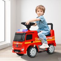 COSTWAY Mercedes Benz Porteur pour Enfants, avec Espace de Rangement, Fonction Trotteur, Sonore et Lumière, 62x29x43 cm, 12-36 Mois