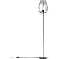 Lampadaire design industriel metal filaire ampoule E27 40 W max. 27,5 x 27,5 x 159 cm noir 27x27x159cm Noir