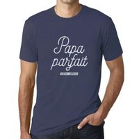 Homme Tee-Shirt Papa Parfait Le Seul L'Unique T-Shirt Vintage Denim XL