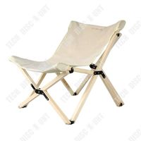 TD® Chaise pliante en bois portable extérieure chaise en toile de pêche tabouret de camping chaise de croquis de loisirs de voyage