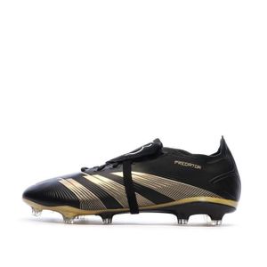 Chaussures de Foot Noir/Doré Adidas Predator League FT FG JB