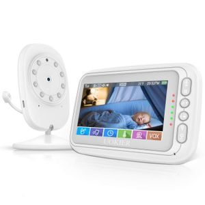 ÉCOUTE BÉBÉ Bébé Moniteur Babyphone Sans Fil 4，3 Pouces LCD Ec