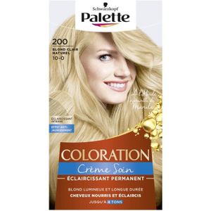 COLORATION SCHWARZKOPF Coloration Permanente Palette - Blond clair naturel 200