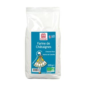 FARINE LEVURE Celnat+Farine de Châtaignes France 500 g